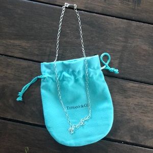 Tiffany & Co 18 in link chain (pendants not incl.)